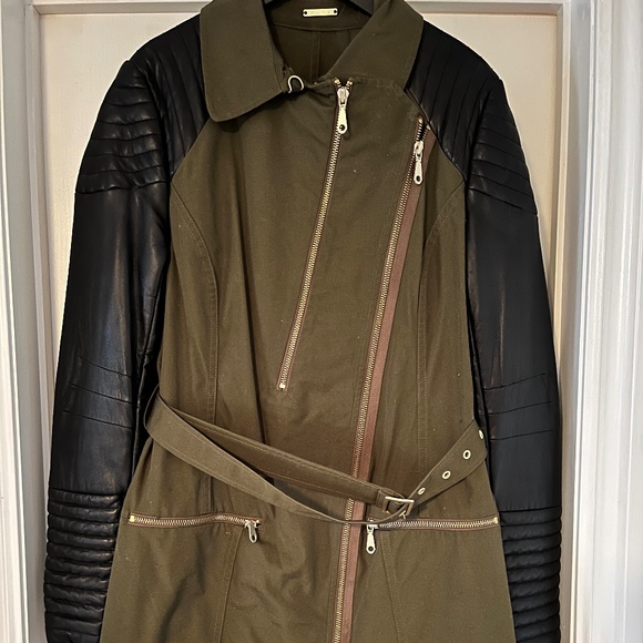 Rebecca Minkoff Keifer Trench - Green - Picture 1 of 7
